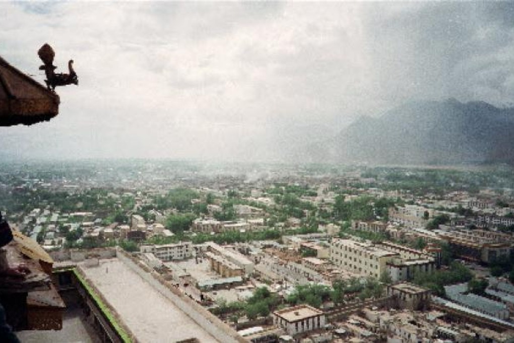 A bird's eye view of Lhasa, Tibet. SCMP photo