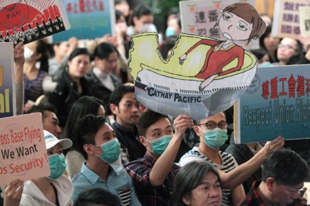 Cathay Pacific and staff unions need to communicate better. Photo: K.Y. Cheng