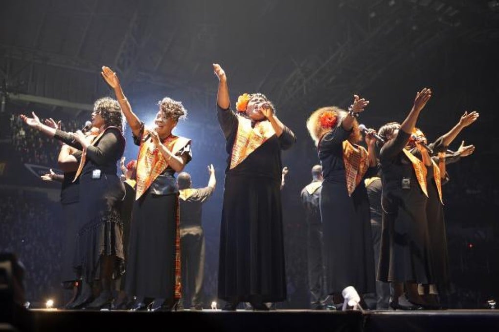 The Harlem Gospel Choir. Photo: AP