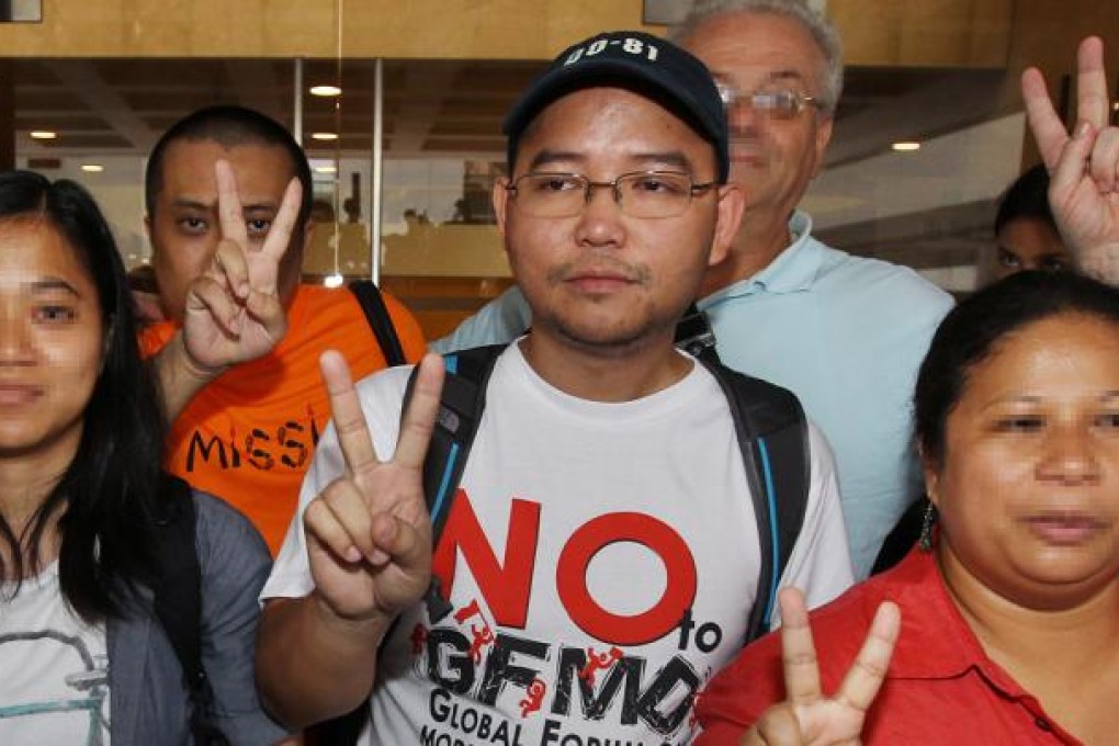 Eman Villanueva, vice-chairperson of Filipino Migrant Workers' Union. Photo: Edward Wong