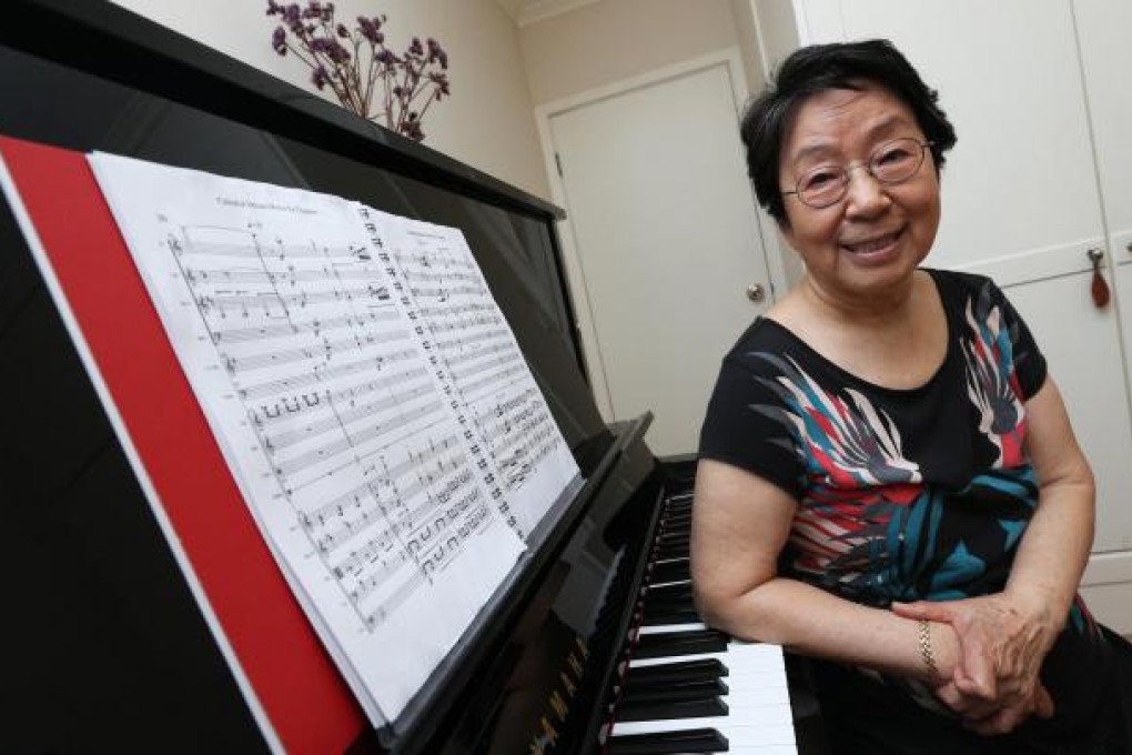 Wang Qiang, who works tirelessly to promote the work of women composers, at her North Point home. Photo: David Wong