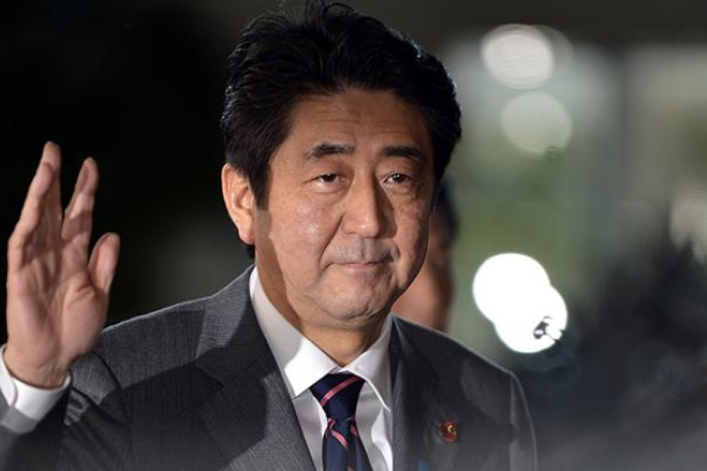 New Japanese Prime Minister Shinzo Abe. Photo: AFP