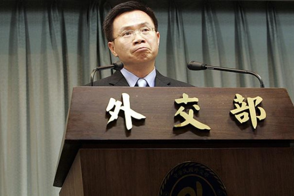 Taiwan's former foreign minister James Huang. Photo: Reuters