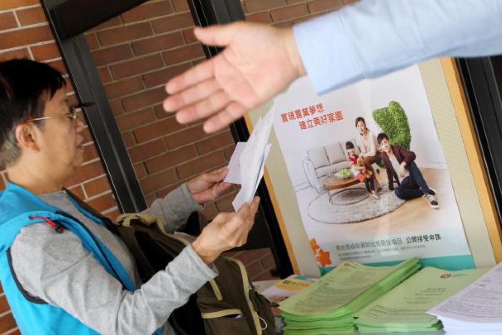 The 15 per cent stamp duty for flat purchases by non-permanent residents might affect land sales next month. Photo: David Wong