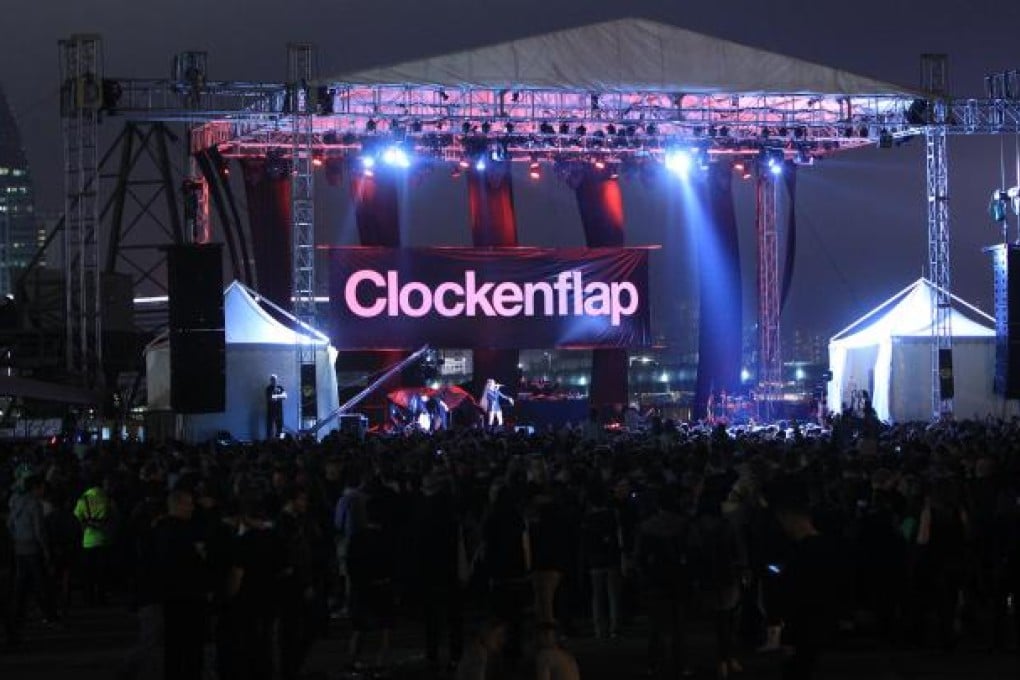 The Clockenflap main stage.