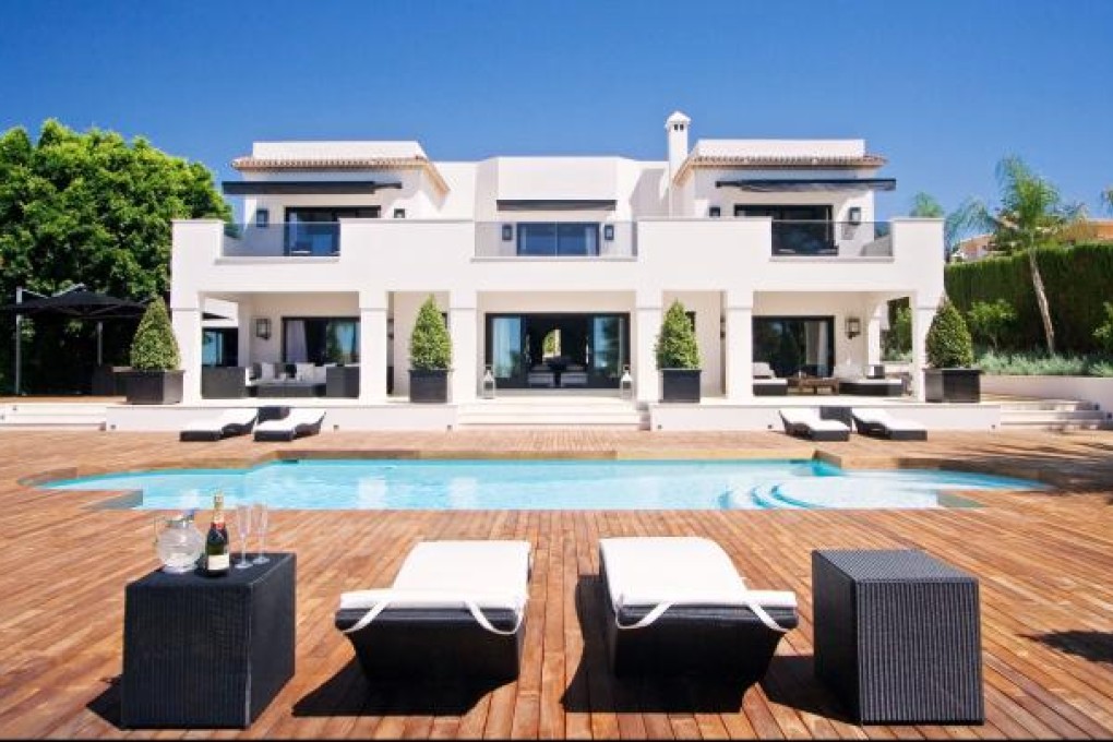 A contemporary style six-bedroom, five-bathroom villa located close to Los Naranjos Golf Club in Nueva Andalucia, near Marbella. Photo: Marc Anderson