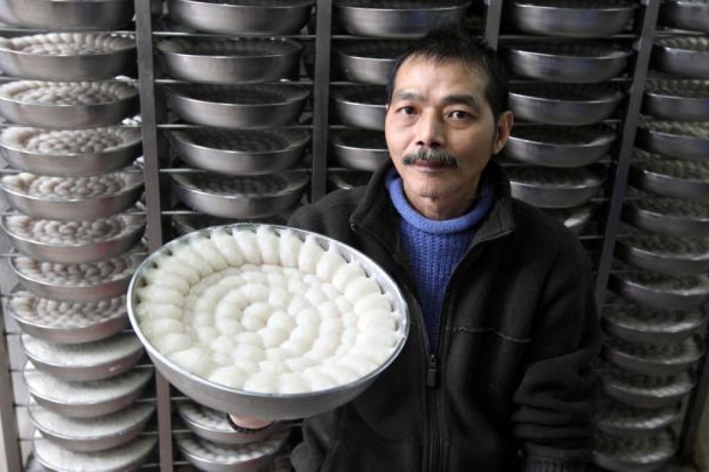 Lam Law-ping is reluctant to import fish-ball ingredients from the mainland. Photo: Dickson Lee