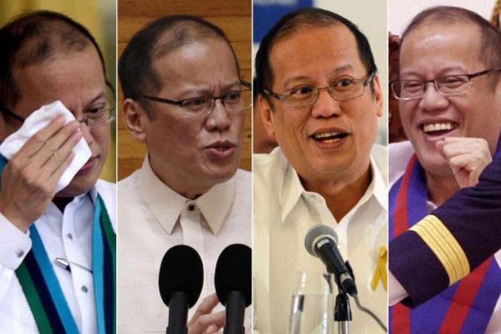 Analysts say 2012 was generally a banner year for Benigno Aquino. Photos: AP, AFP