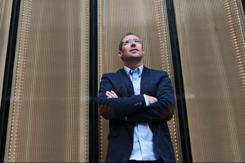 Hans Holdhaus can assess patients' stress levels by measuring their heart rate variability. A healthy heart speeds up with stress. Photo: Felix Wong