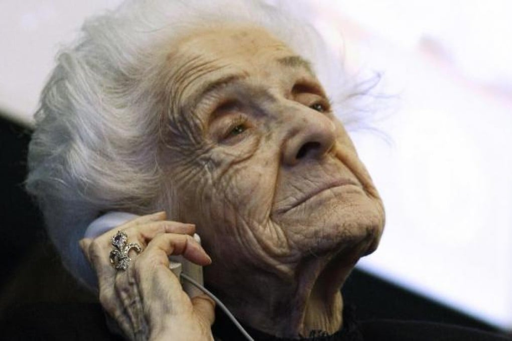 Levi-Montalcini's work helped study of cancer. Photo: AFP