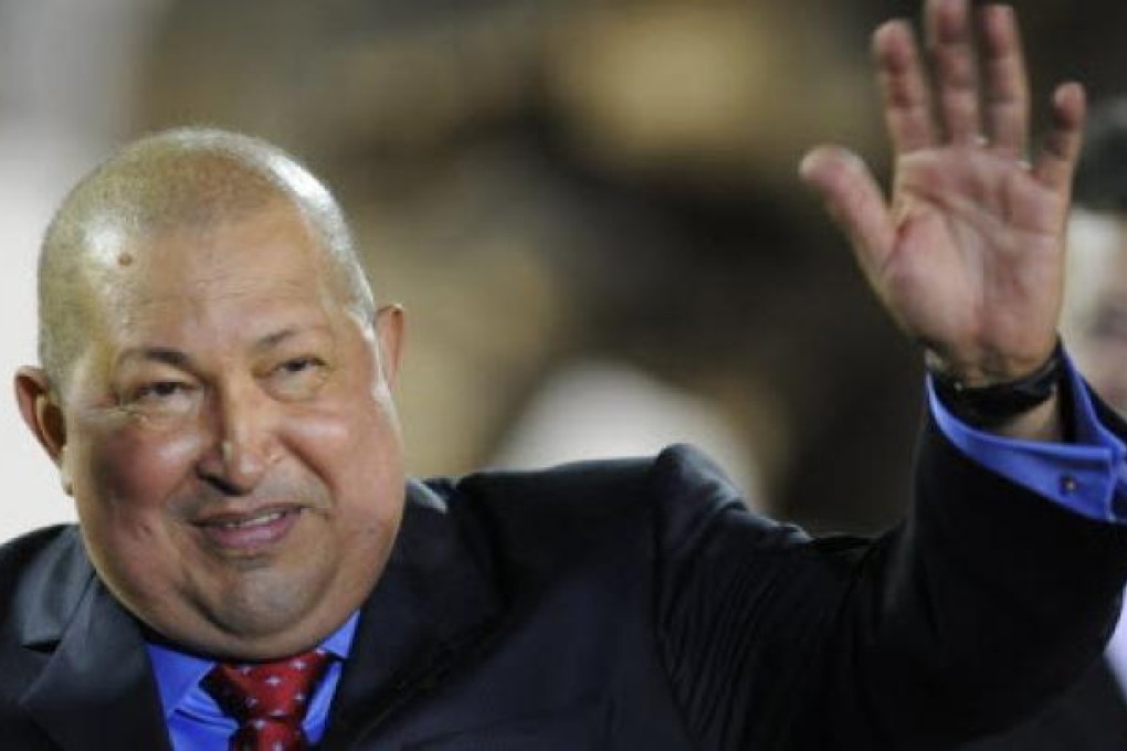 Venezuela's President Hugo Chavez earlier this month in Caracas. Photo: AFP