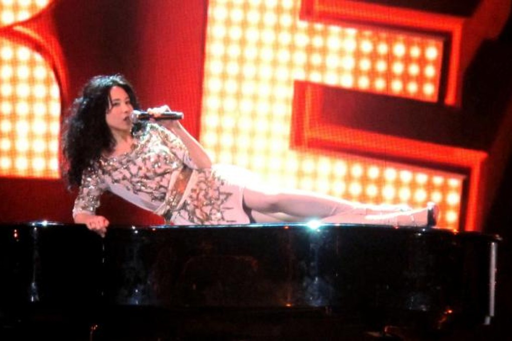 Karen Mok performs in Nanjing.