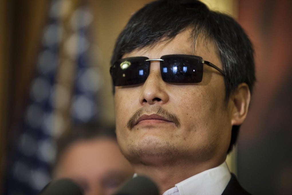 Chen Guangcheng's case caused an uproar overseas. Photo: EPA