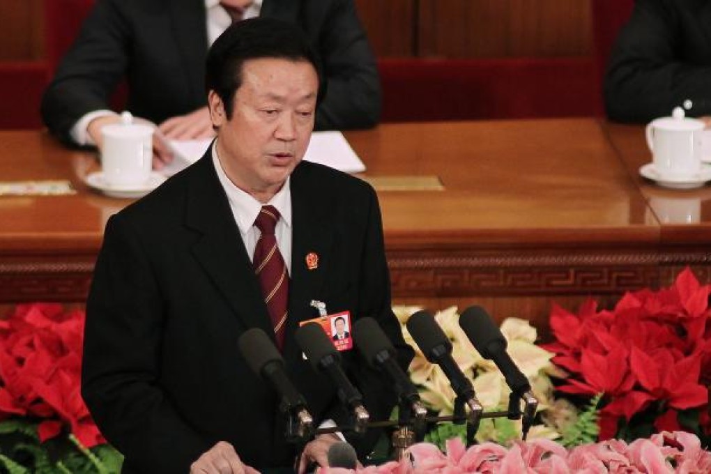 Wang Shengjun, president of the Supreme People's Court. Photo: Simon Song