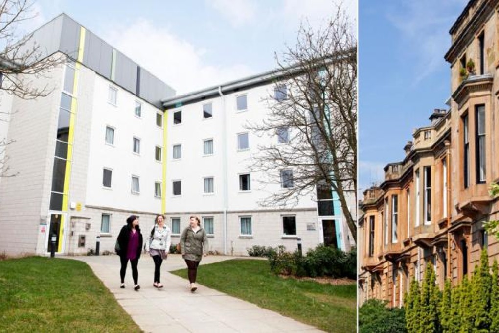 Accommodation in Glasgow, whose four main university residences have 6,531 bedrooms for more than 50,000 full-time students, is always in demand. Photos: SCMP and Thinkstock