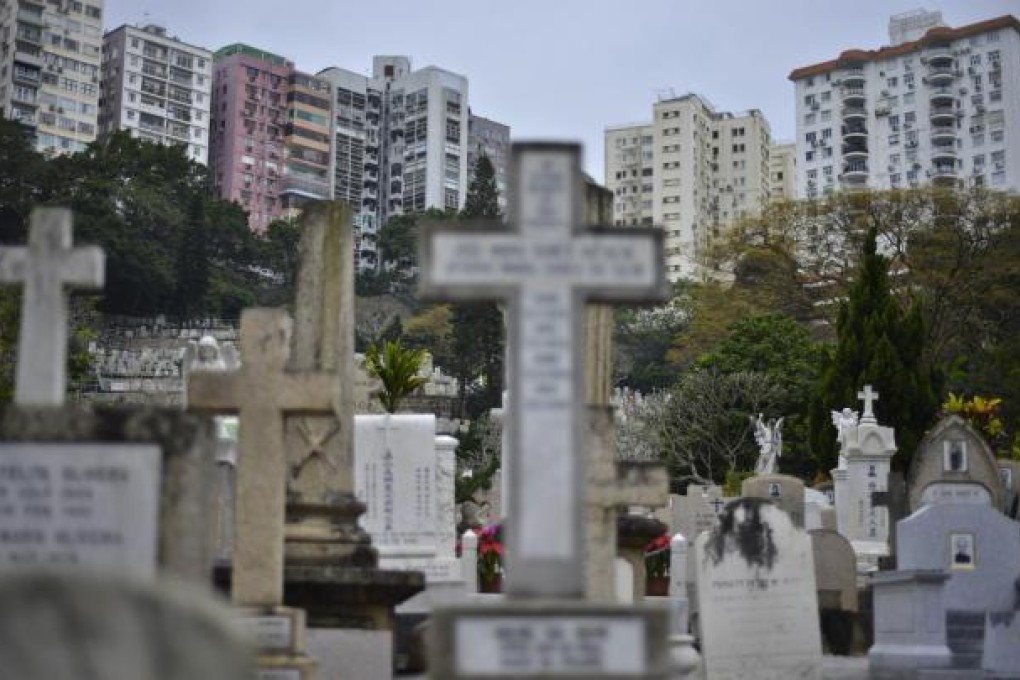 The Catholic cemetery in Happy Valley. Photos: AFP