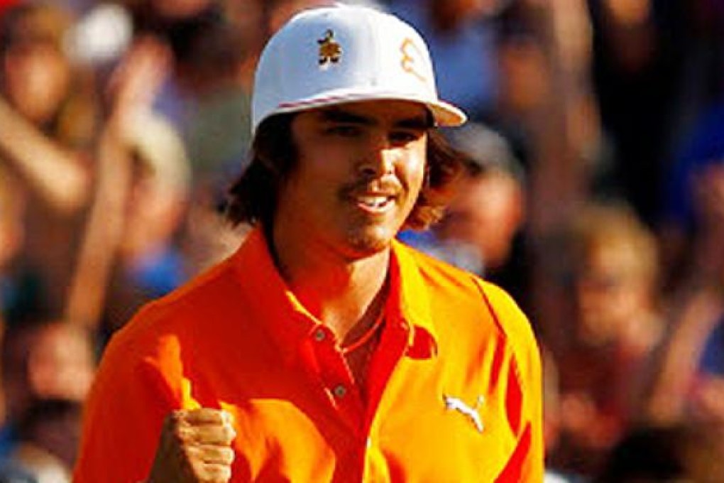 American Rickie Fowler. Photo: AFP