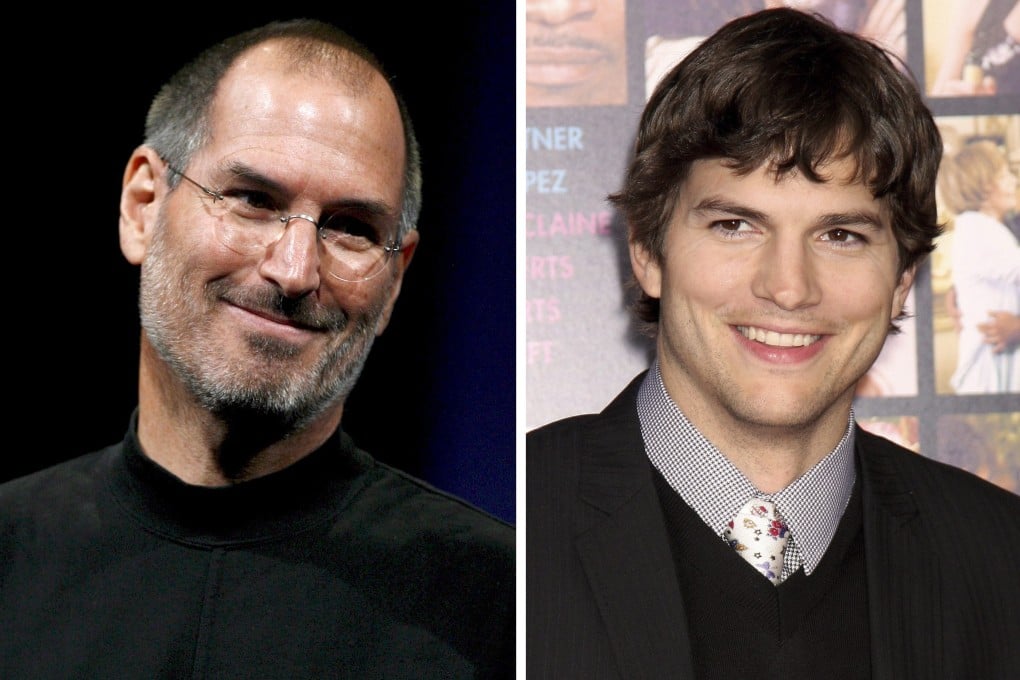 Ashton Kutcher plays Steve Jobs in a movie to be released in April. Photo: SCMP