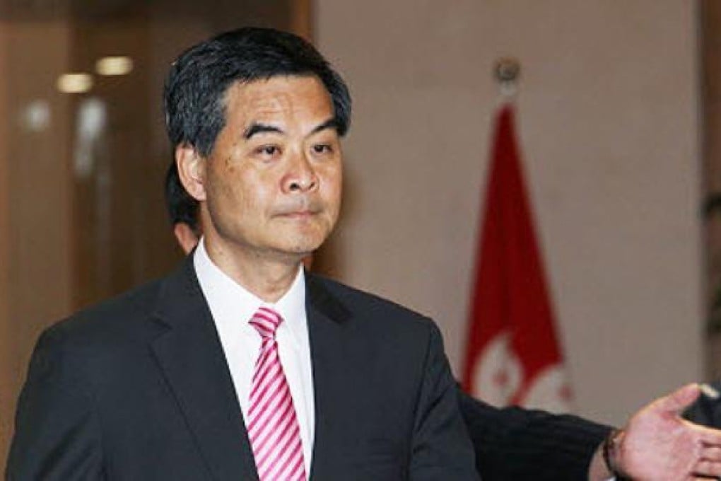 Chief Executive Leung Chun-ying. Photo: Felix Wong