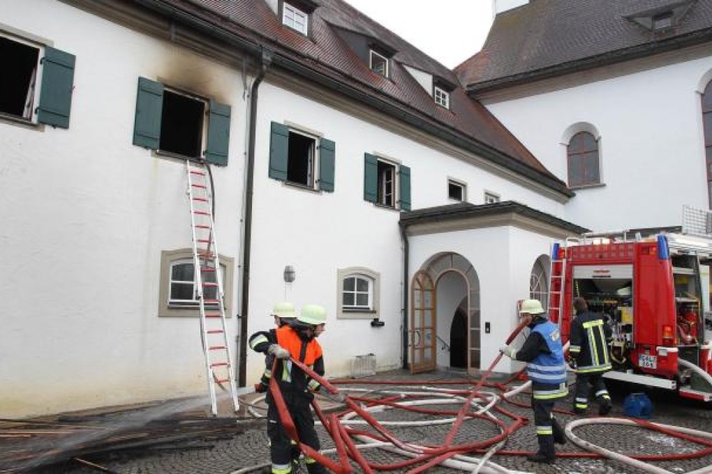 Firefighters rescued all of the building's residents. Photo: AFP