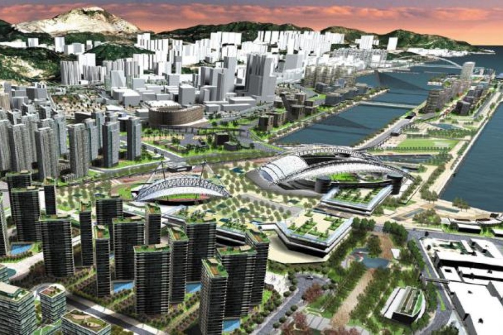 The Kai Tak sports hub.