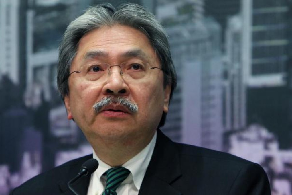 Financial Secretary John Tsang Chun-wah