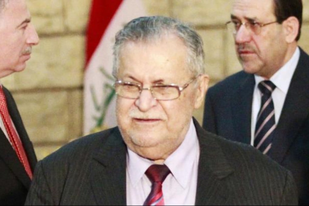 Iraq's President Jalal Talabani. Photo: Reuters