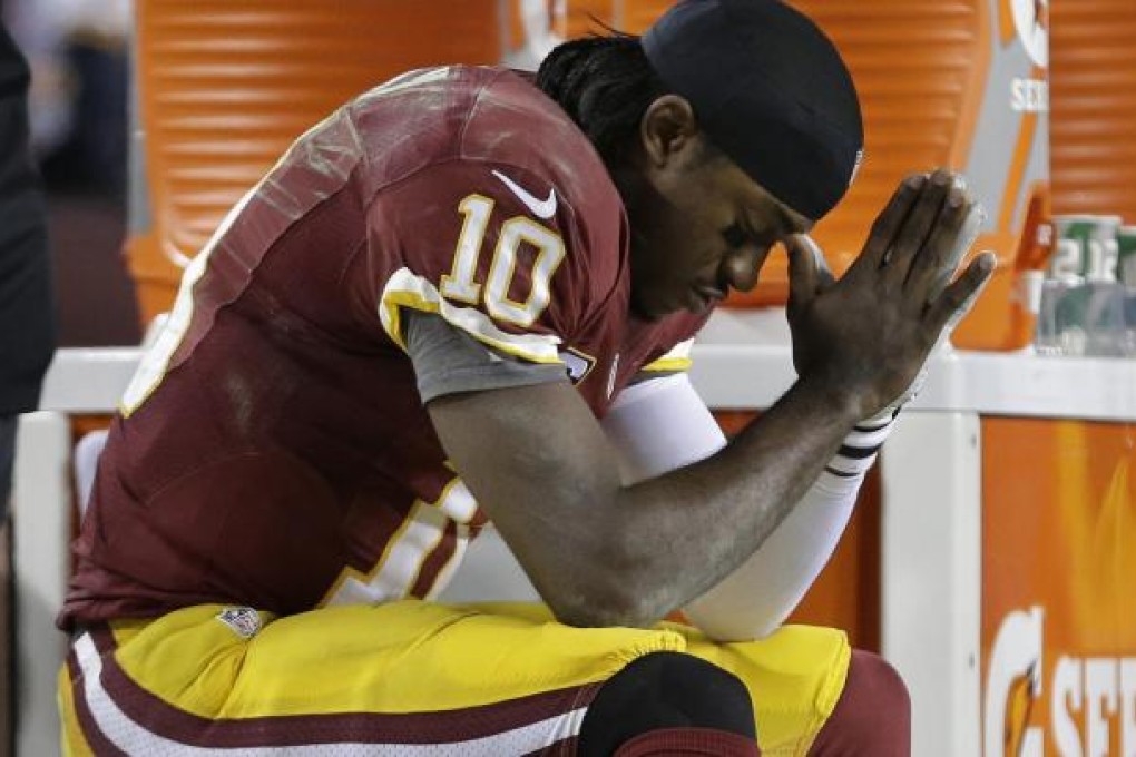 Washington Redskins quarterback Robert Griffin III was injured during an NFL wild card playoff football game against the Seattle Seahawks.