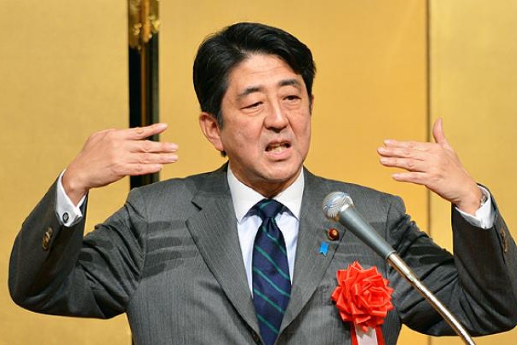 Japanese Prime Minister Shinzo Abe. Photo: AFP