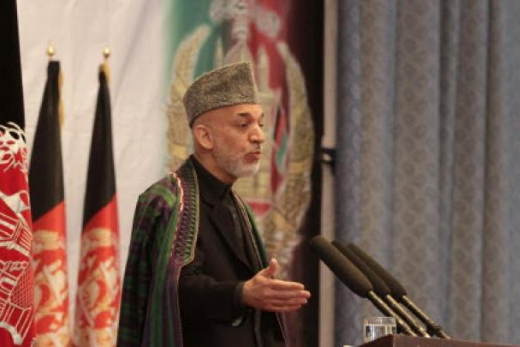 Afghan president Hamid Karzai. Photo: AP