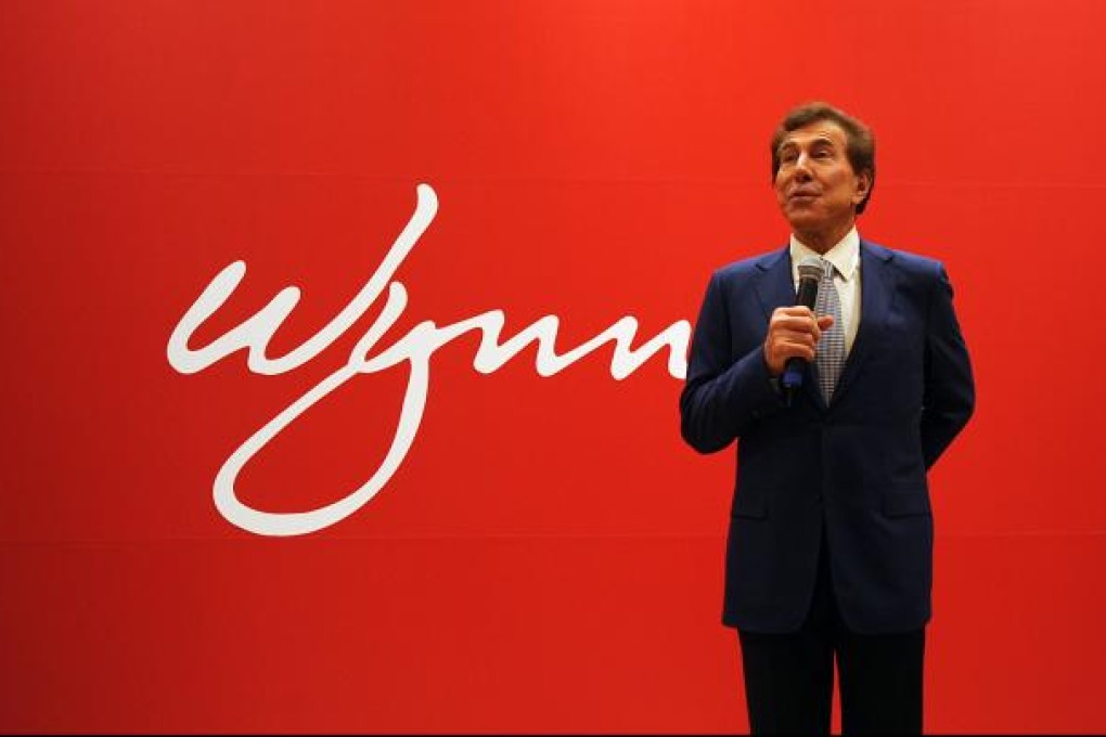 Wynn Resorts chairman said the group will form a new unit to develop hotels and casinos outside Las Vegas. Photo: AFP