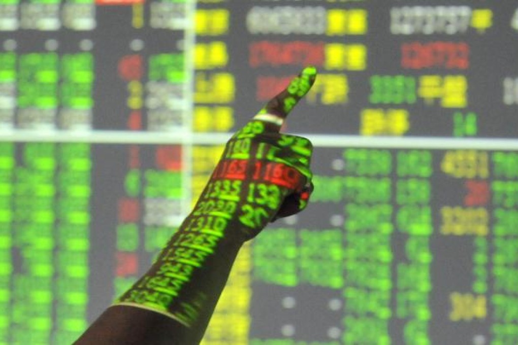 Stock markets around Asia were generally higher in late morning trade on Wednesday. Photo: AFP