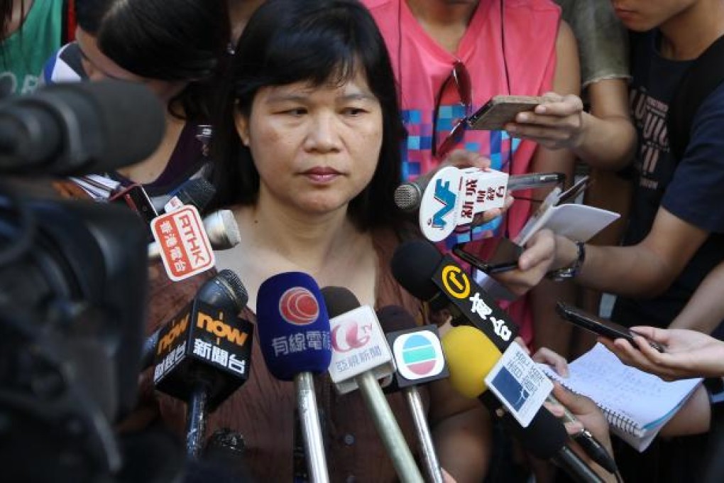 Mak Yin-ting, chairwoman of the Hong Kong Journalists Association, says a bid to restrict access to information about company directors is a barrier to the free flow of information. Photo: Edward Wong