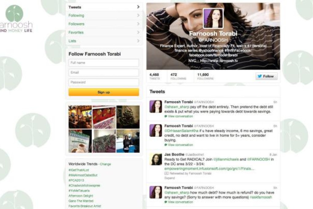 Farnoosh Torabi is a bestselling author who hosts her own show on Yahoo Finance.