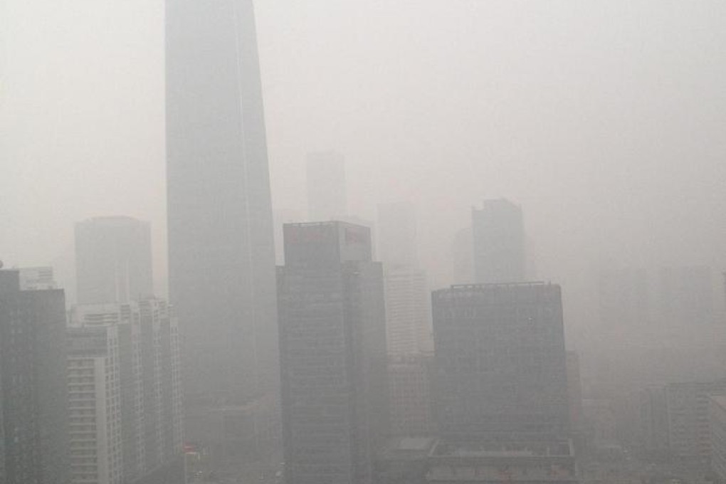 A view of Beijing's Central Business District on January 11. Photo: Bill Bishop