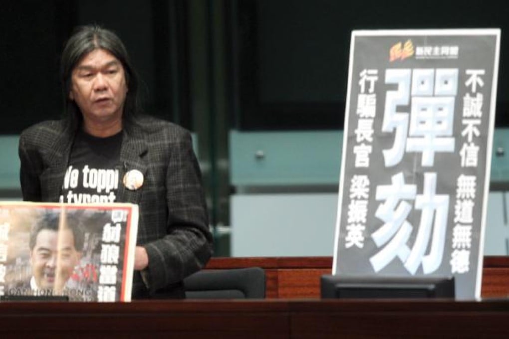 Lawmaker 'Long Hair' Leung Kwok-hung. Photo: Dickson Lee