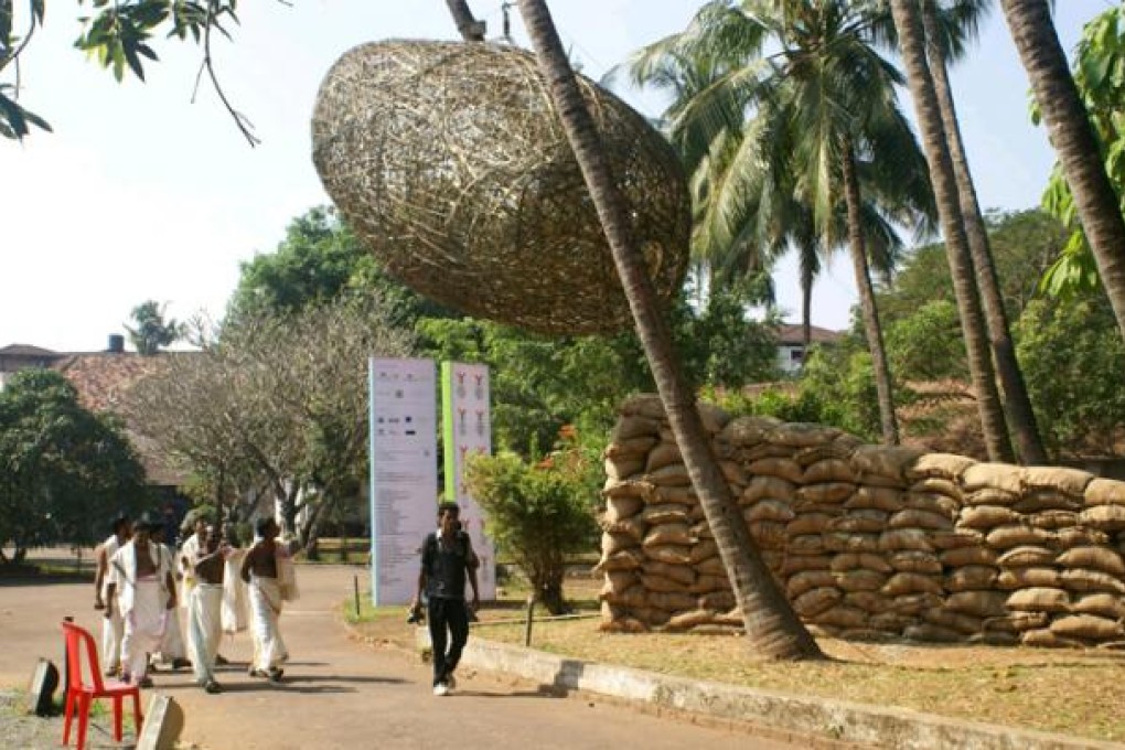 An art installation at Aspinwall House.