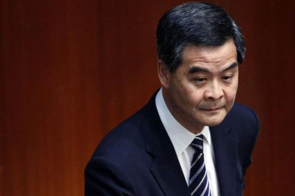 Chief Executive Leung Chun-ying. Photo: AP