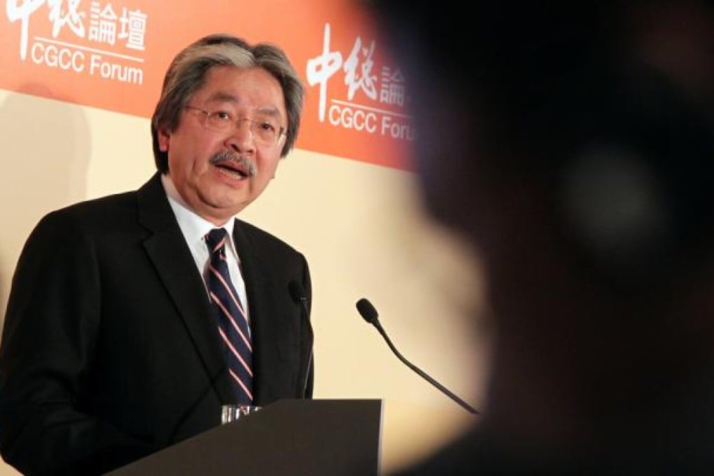 Financial Secretary John Tsang Chun-wah. Photo: May Tse