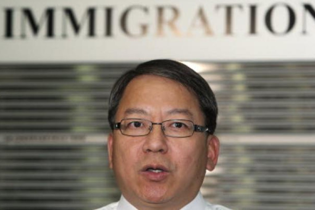 Director of Immigration Eric Chan Kwok-ki. Photo: Sam Tsang