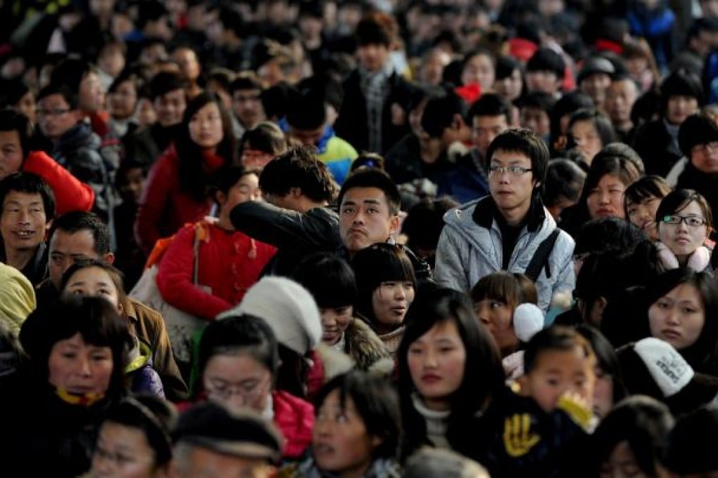 Over the past 30 years, China's urban population has increased by 500 million and it is planning to add another 300 million by 2030. Photo: AFP