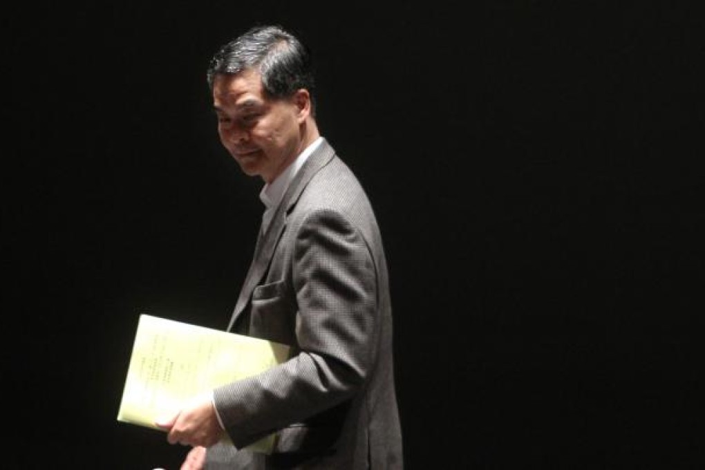 Leung Chun-ying. Photo: Sam Tsang