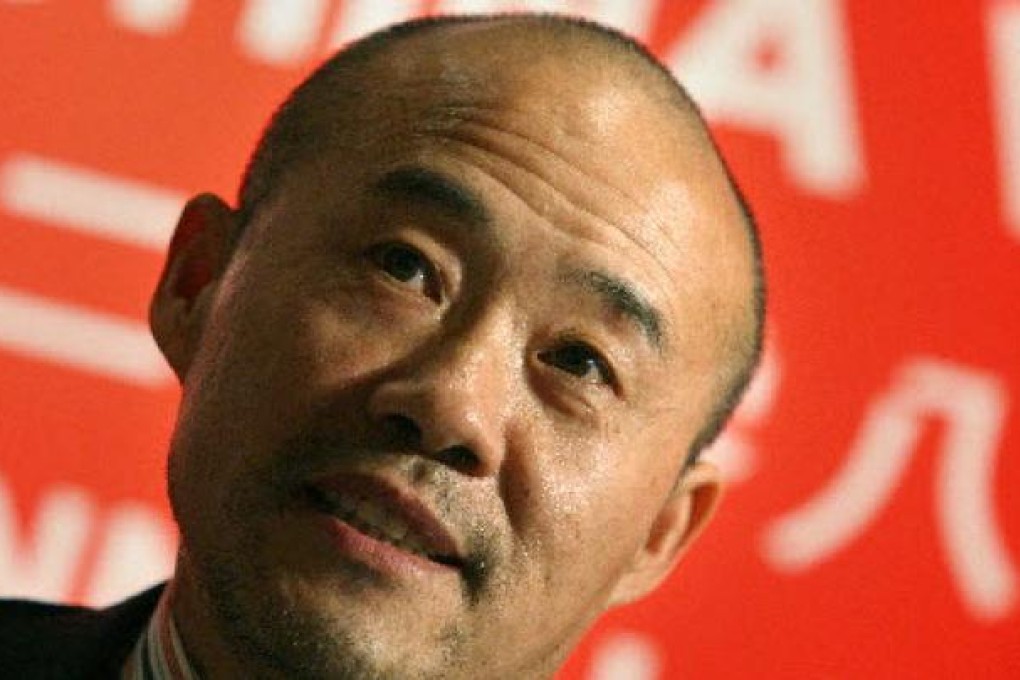 Wang Shi divorced his wife last year and married 31-year-old actress Tian Pujun after meeting her in an executive MBA class. Photo: Oliver Tsang/SCMP