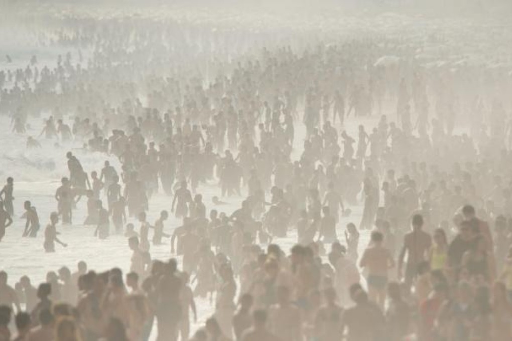 Boxing day broke heat records in Rio de Janeiro. Photo: Xinhua