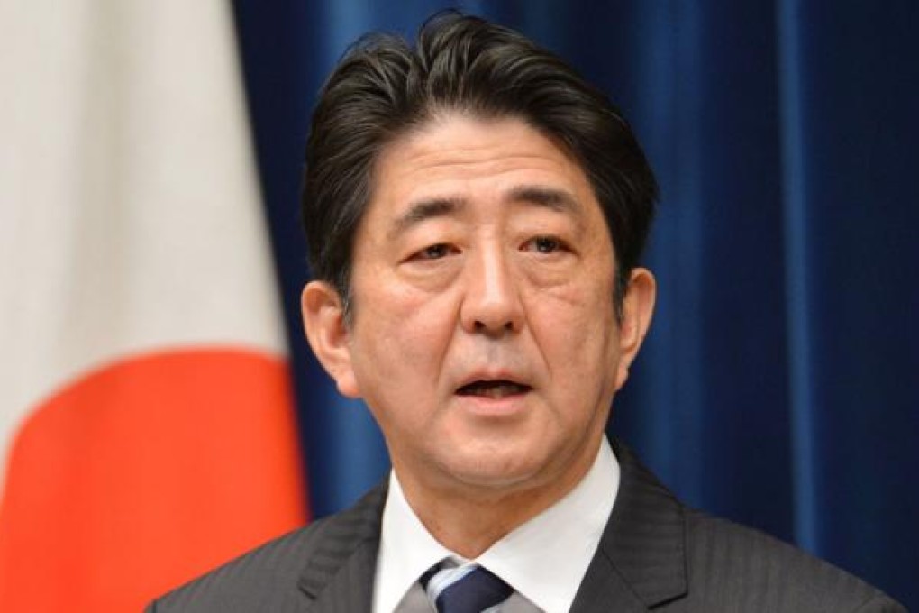 Japanese Prime Minister Shinzo Abe. Photo: AFP