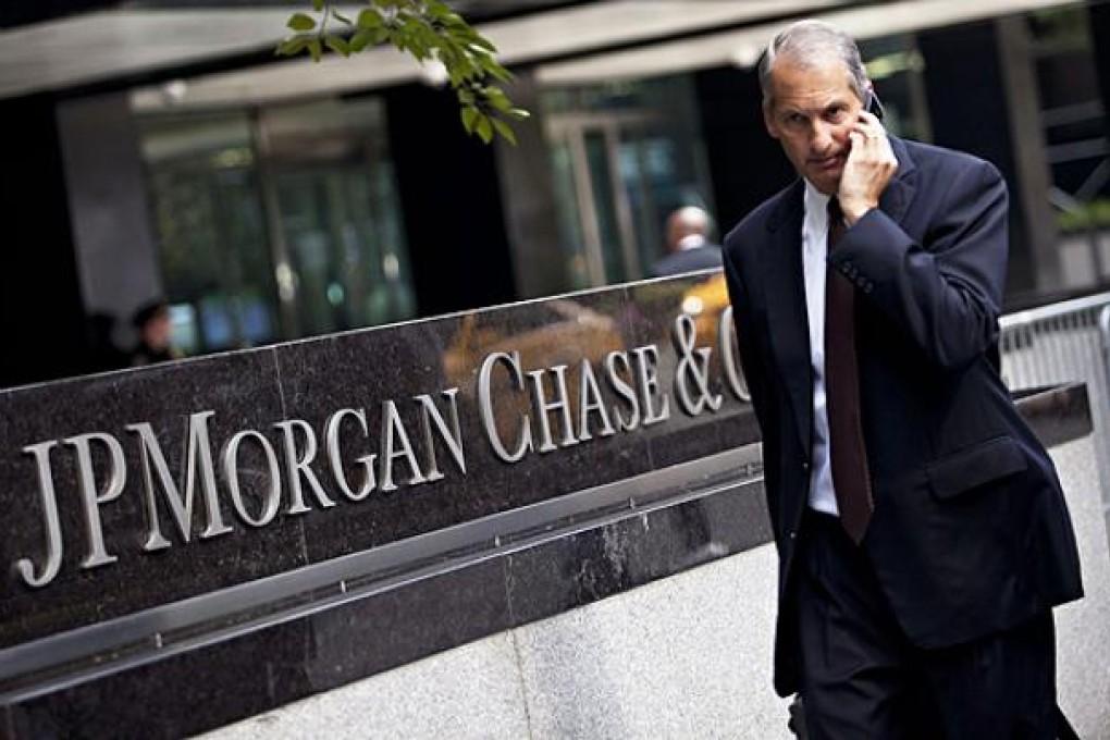 JP Morgan Chase's international headquarters on Park Avenue in New York. Photo: Reuters