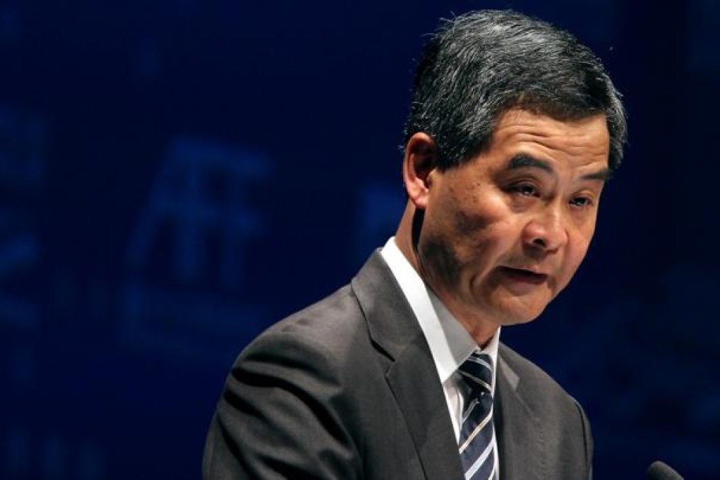 Leung Chun-ying. Photo: Sam Tsang