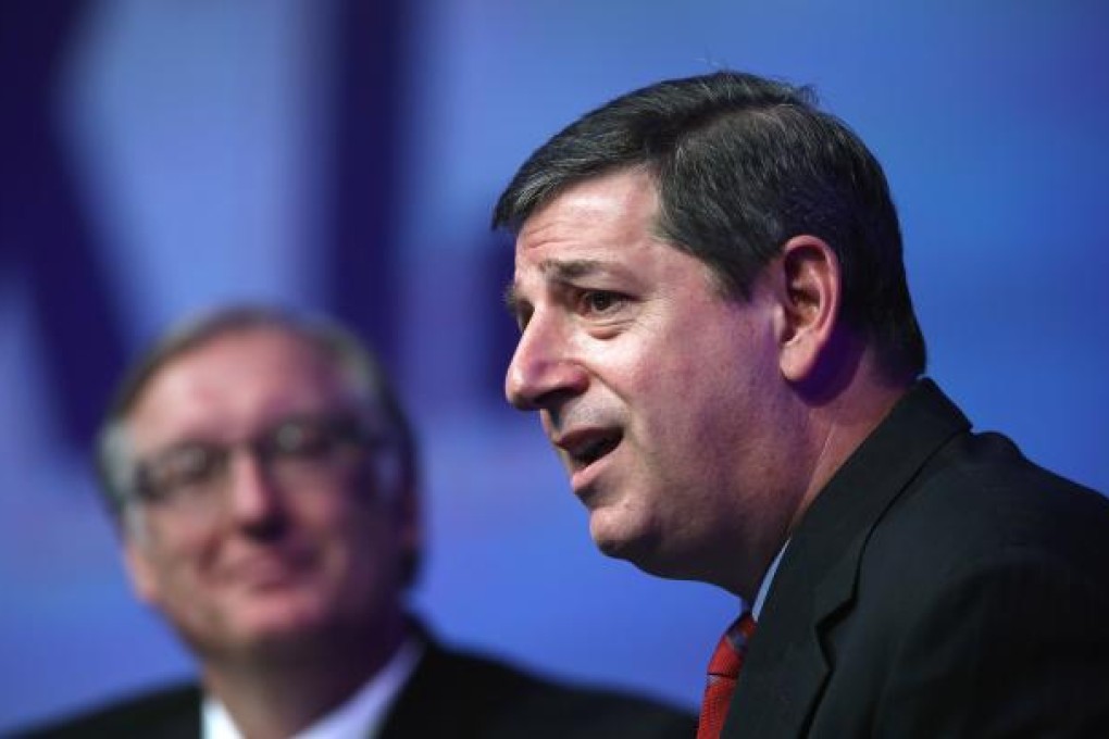 Wal-Mart chief executive Bill Simon. Wal-Mart said it aims to buy more American goods and hire 100,000 newly discharged veterans. Photo: AFP