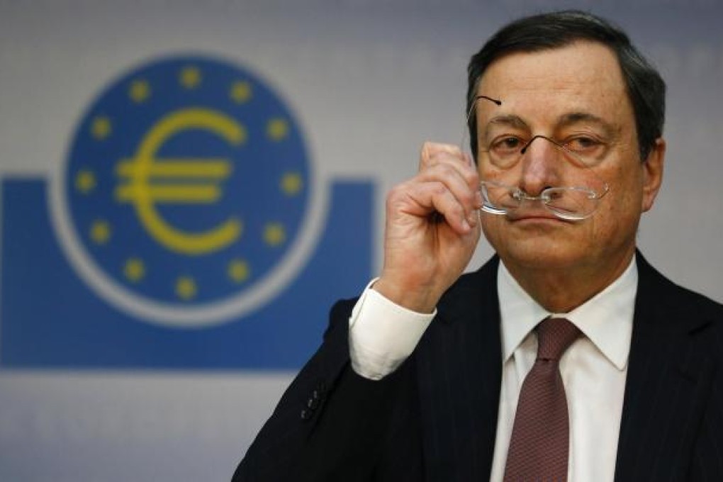 European Central Bank president Mario Draghi says the bank is creating a data network to monitor national banks' controls. Photo: Reuters