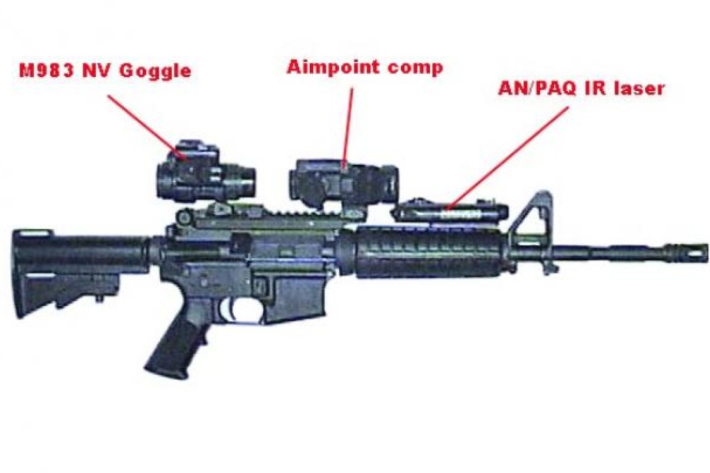 Andy Leung Kwok-kuen allegedly sold and smuggled a AN/PAQ-4C infra red aiming light into the US. Photo: SCMP Pictures